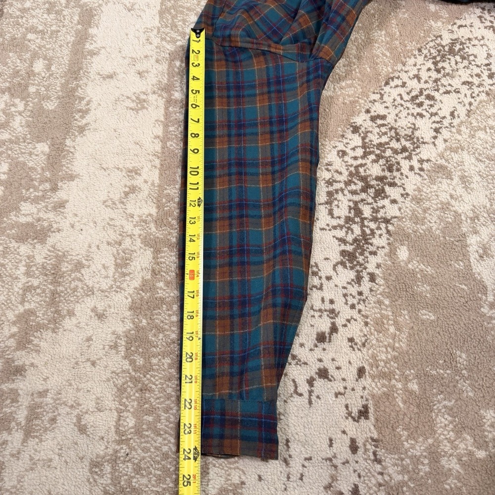 Vintage Pendleton 100% Virgin Wool Men's Medium Plaid Long Sleeve Flannel Work - Picture 7 of 10